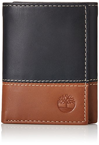 timberland trifold colorblocked men's wallet