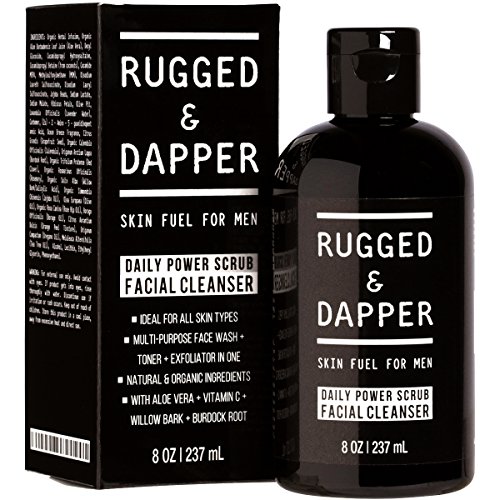 rugged & dapper facial cleanser for men