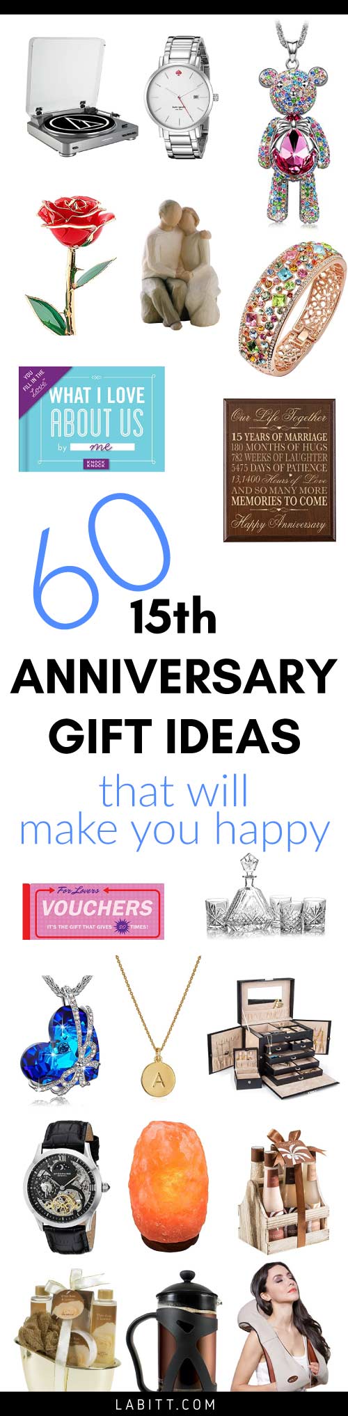 15th Wedding Anniversary Gift Ideas for Her | Metropolitan Girls