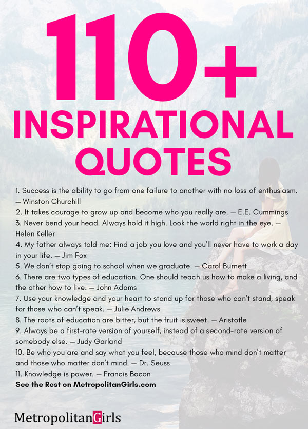 110+ Inspirational High School Graduation Quotes