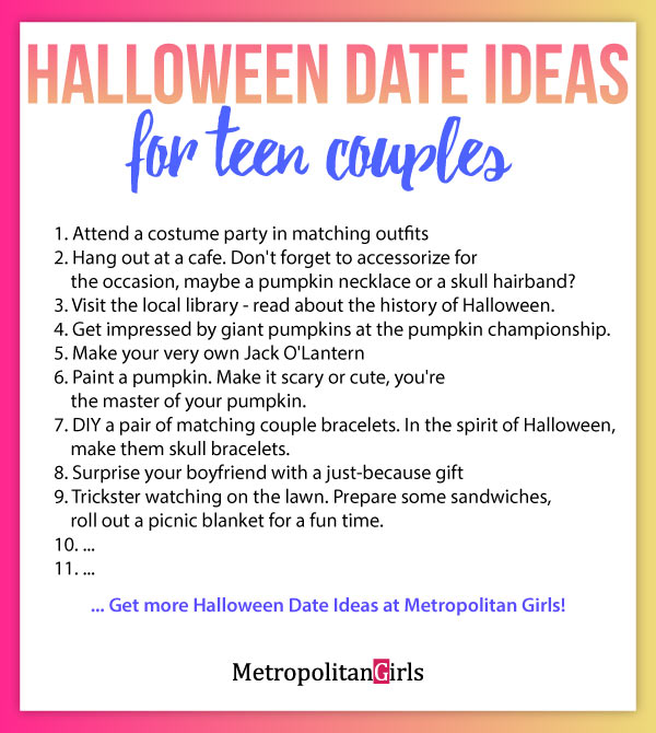 Betere 20 Cute Halloween Date Ideas — For Teen Couples to Try [2019] HI-45